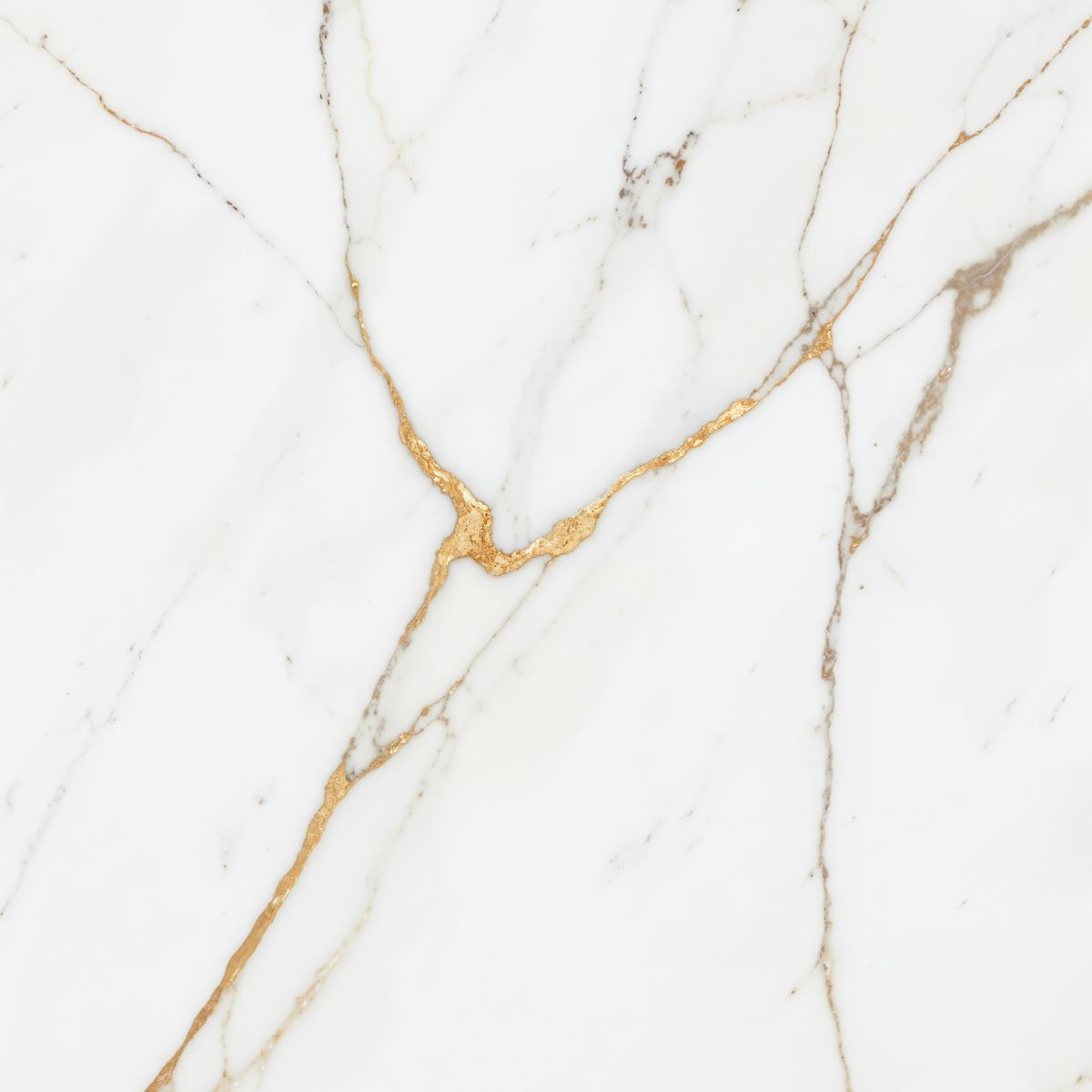 Wandpaneel Aurelia, wit-goud, mat
