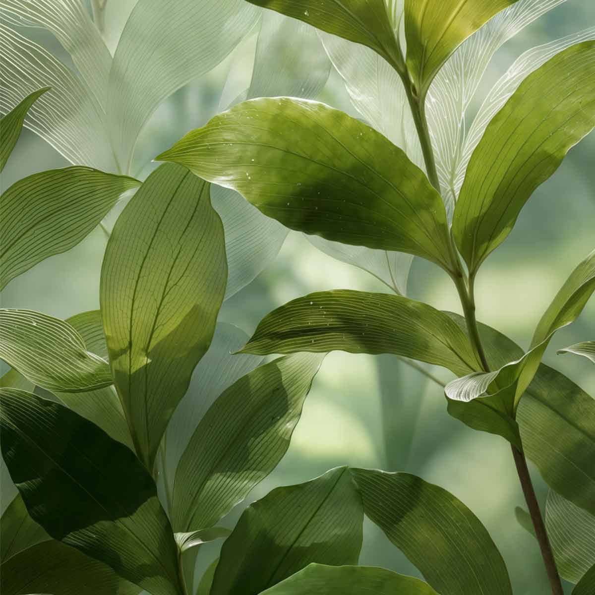 Wandpaneel Fonteinkruid XL, groen, mat
